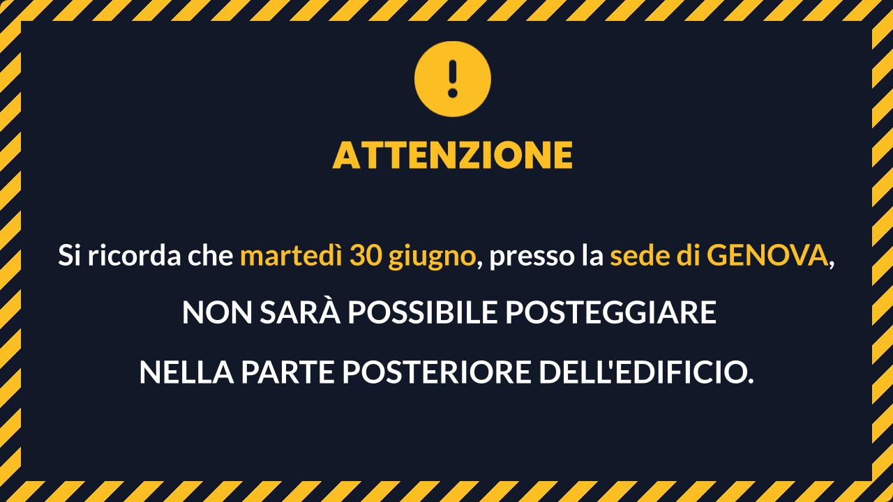 DIVIETO DI POSTEGGIO